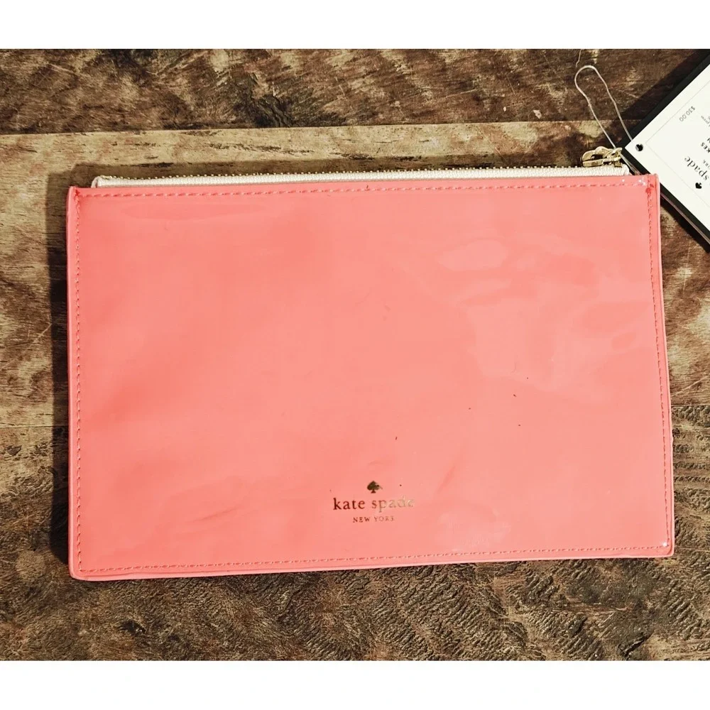 kate spade new york - same mistakes - Pencil Pouch  Coral